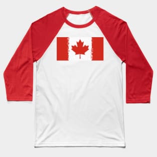 Low Poly Canada Flag Baseball T-Shirt